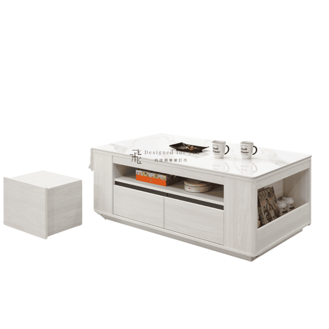 A295-01 卡森岩板多功能大茶几