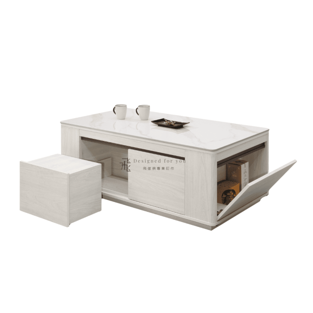 A295-01 卡森岩板多功能大茶几