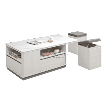 A298-02 奎格岩板大茶几