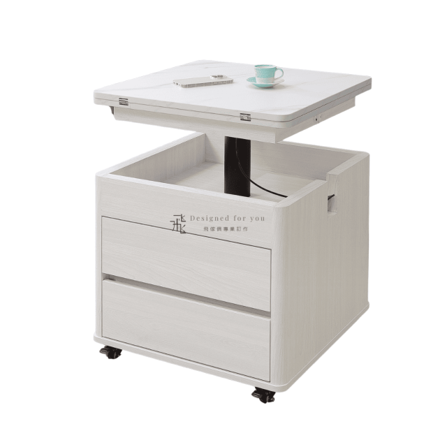 A300-01 蕾娜2尺無段升降移動茶几