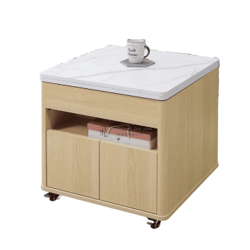 A308-01 萊特2尺無段升降移動茶几