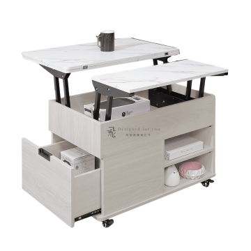 A311-01 蕾娜2.7尺雙升降移動茶几