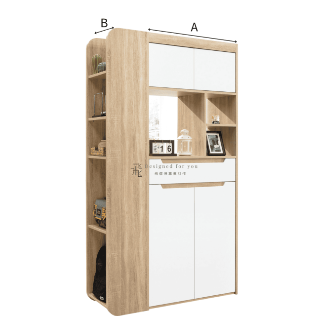 A378-03 烤漆玄關鞋櫃