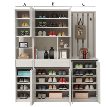 A379-01 弗洛拉玄關鞋櫃