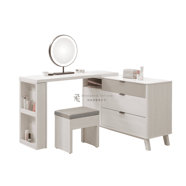 A56-02 索菲亞岩板功能伸縮鏡台