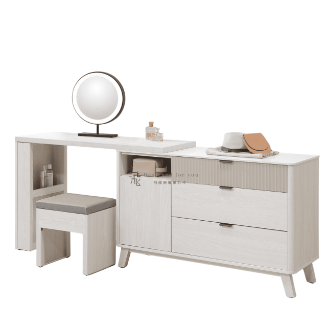 A56-02 索菲亞岩板功能伸縮鏡台