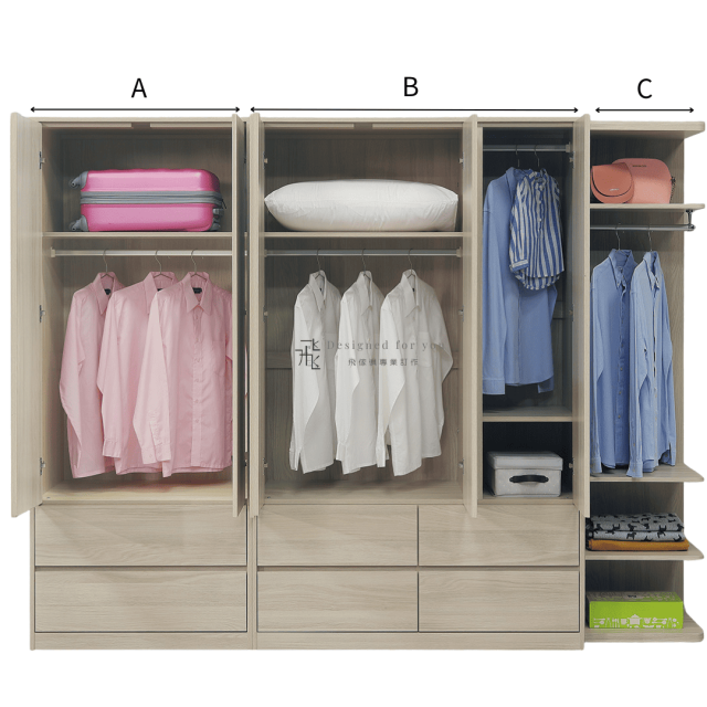 A48-01 克利奧組合式衣櫥
