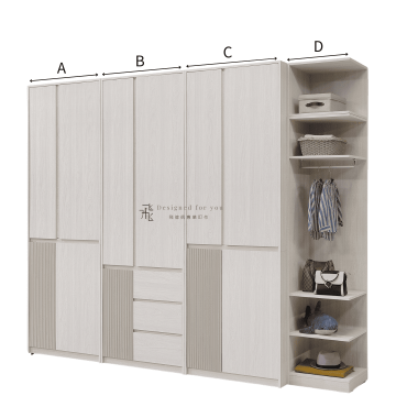 A58-02 索菲亞組合式衣櫥