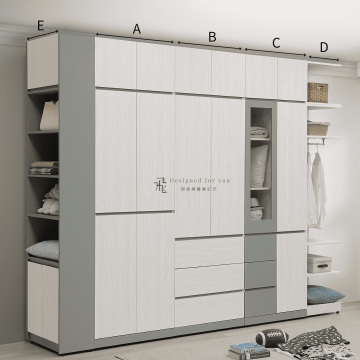 A62-02 凱倫組合式衣櫥