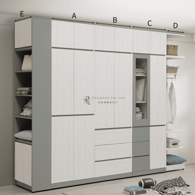 A62-02 凱倫組合式衣櫥