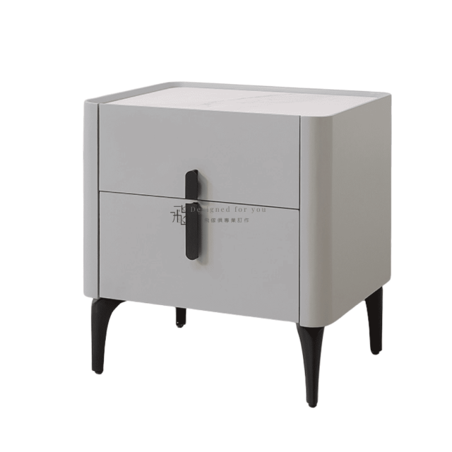A30-04 伊迪絲岩板床頭櫃