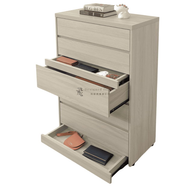 A52-05 克勞黛雙暗抽五斗櫃