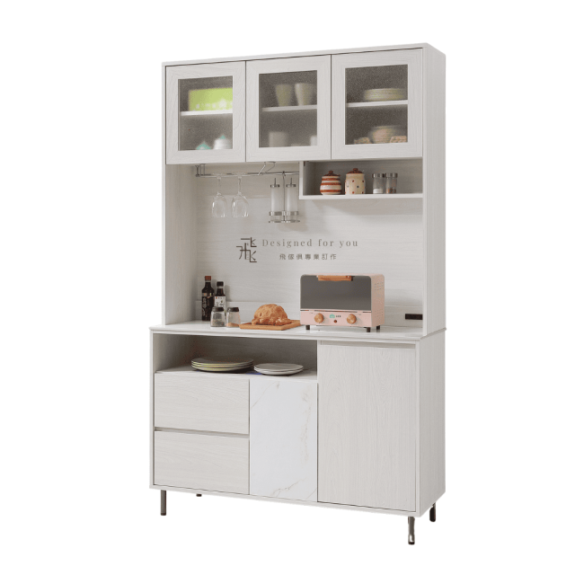 A448 泰倫4尺岩板收納櫃組