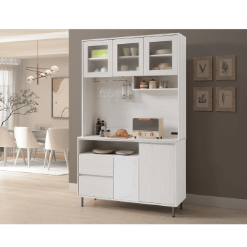 A448 泰倫4尺岩板收納櫃組