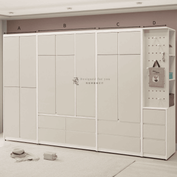 B227-2 雷佳娜組合式開門衣櫃