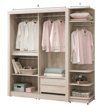 B229-4 維娜推門衣櫃