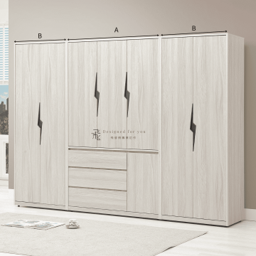 B238-2 閃電組合式開門衣櫃