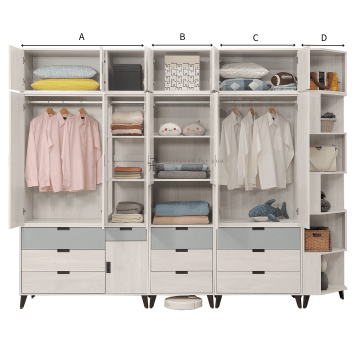 B247-2 拉蒂亞組合式開門衣櫃
