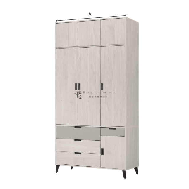 B247-2 拉蒂亞組合式開門衣櫃