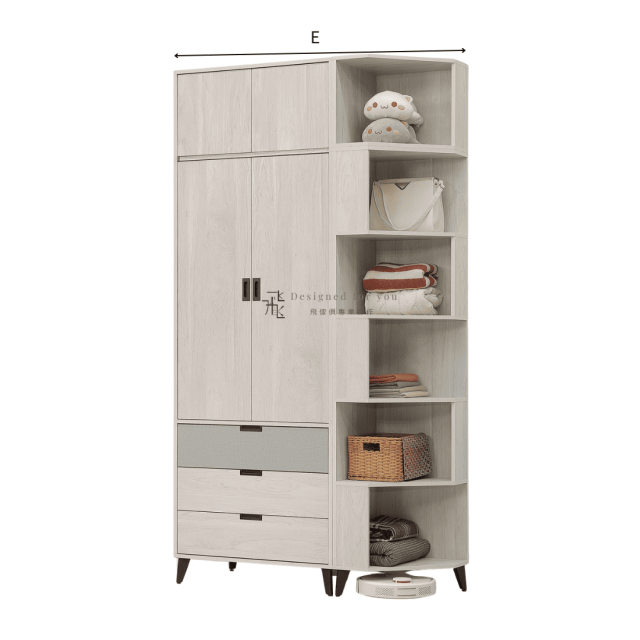 B247-2 拉蒂亞組合式開門衣櫃