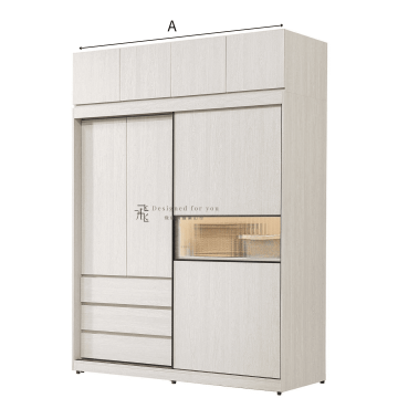 B278-2 蘿拉推門衣櫃