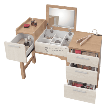 B366-3 喬圓掀式鏡台