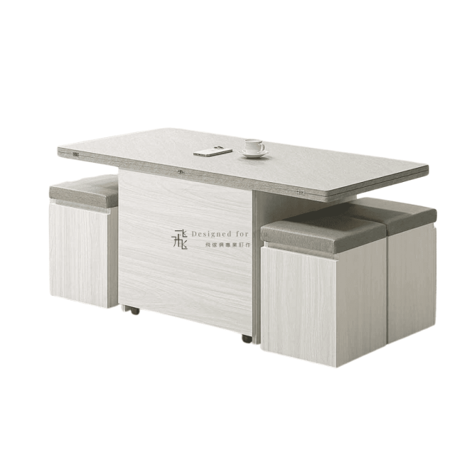 B534-2 黛拉4尺雙升降大茶几