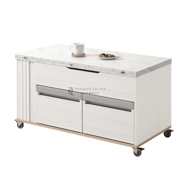 B536-3 洛蒂3.3尺多功能升降茶几