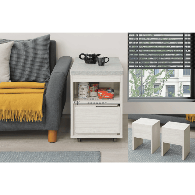 B577-2 黛拉1.3尺旋轉小茶几