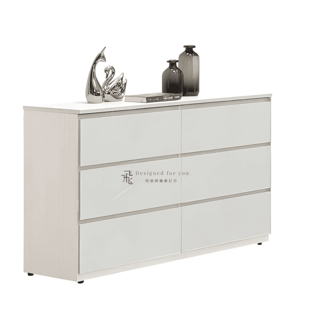 B253-6 白雲木六斗櫃