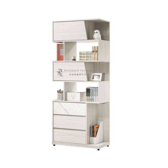 B709 蘿拉展示書櫃(抽左)