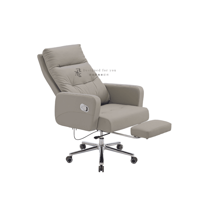 B777-5 霍普灰色貓抓皮辦公椅