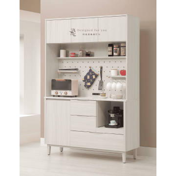 B824-4  蓁妮4尺餐櫃(上+下)