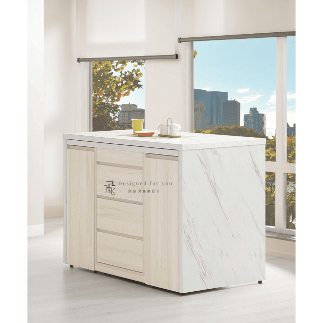 B828-2 潔妮詩4尺中島櫃