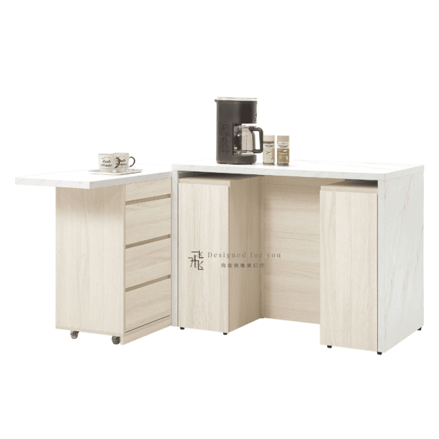 B828-2 潔妮詩4尺中島櫃