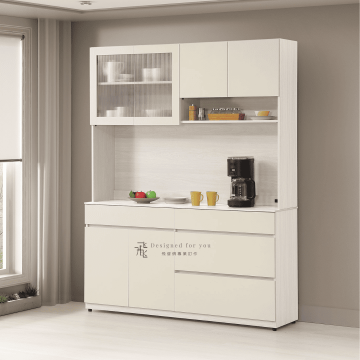 B832-4  燕麥5.3尺岩板餐櫃(上+下)