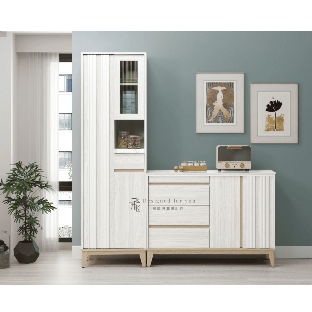 B842-2  洛蒂2尺三門收納櫃