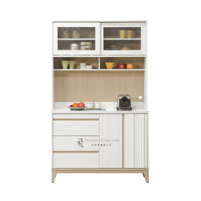 B842-4 洛蒂4尺岩板餐櫃(上+下)