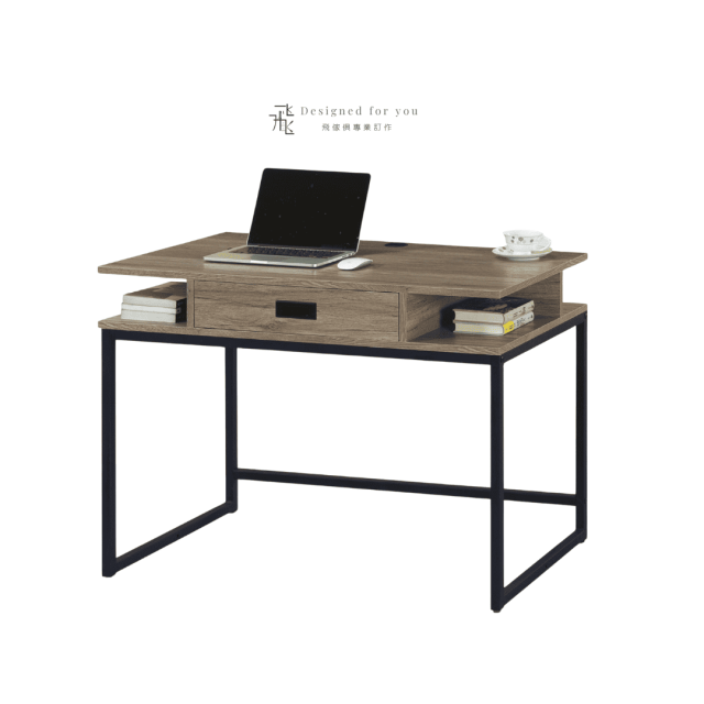C864 卡爾灰橡木書桌