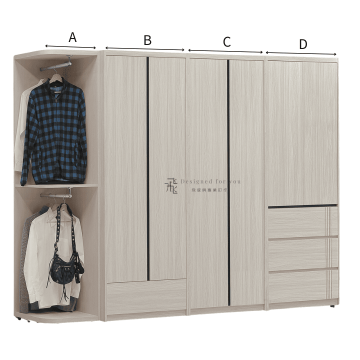C528-4 艾德恩組合式衣櫃