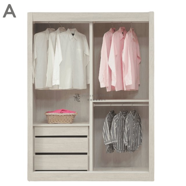 C536-1 格芮推門衣櫥