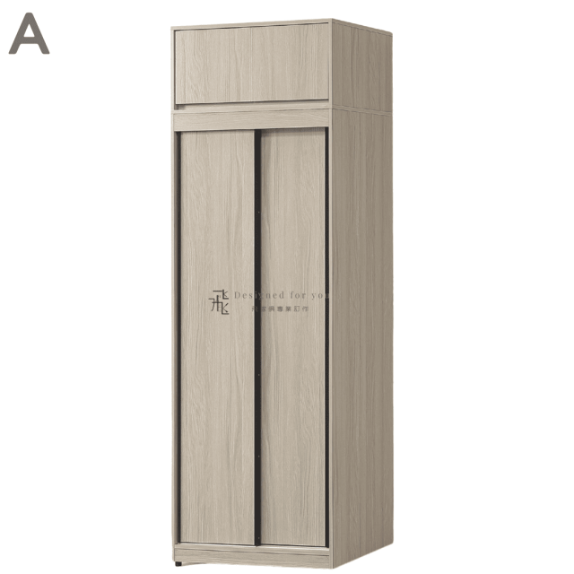 C539-9 夏禾推門衣櫃