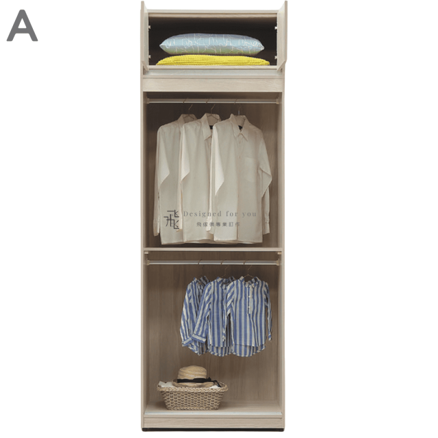 C539-9 夏禾推門衣櫃
