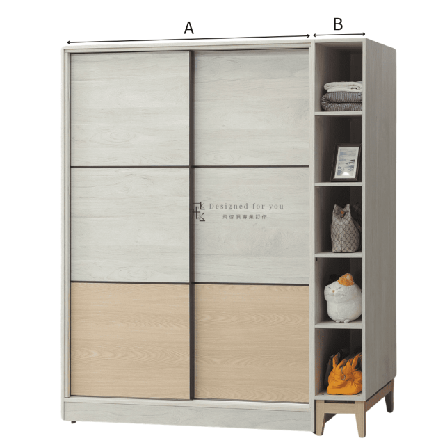 C546-4 波伊推門衣櫃