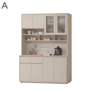 C905 夏沐奶油風餐櫃
