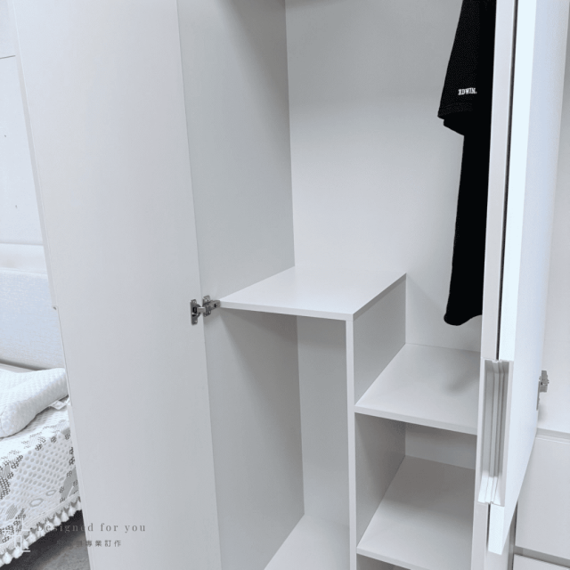 O009 奶茶組合式衣櫃