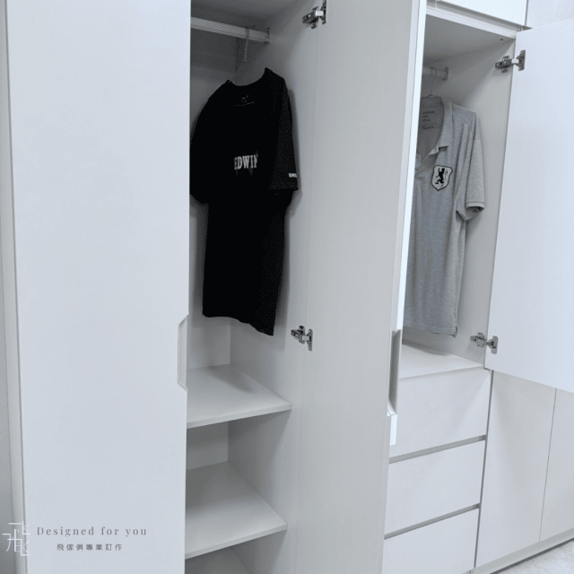 O009 奶茶組合式衣櫃