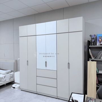 O009 奶茶組合式衣櫃