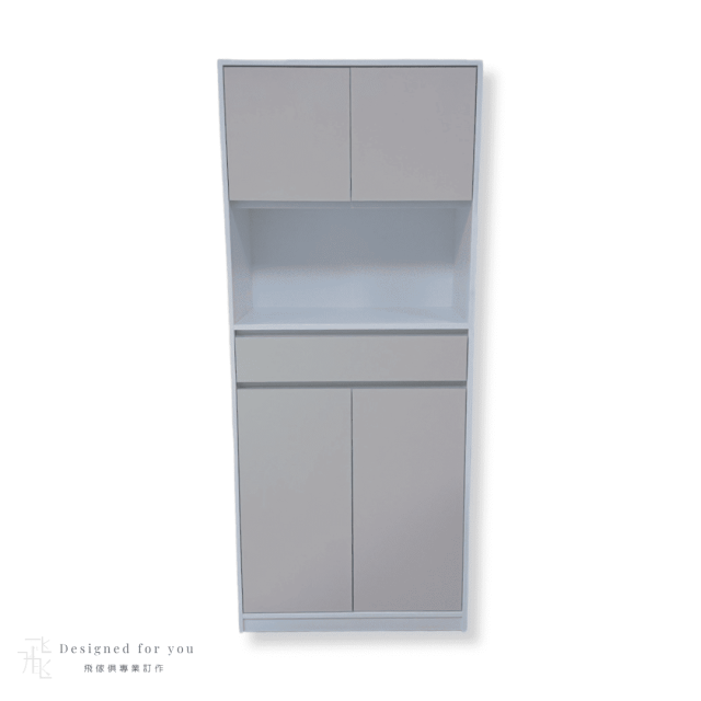 O010 奶茶2.7尺中空鞋櫃