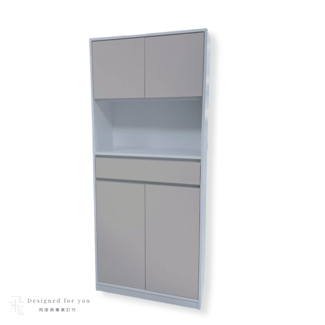 O010 奶茶2.7尺中空鞋櫃